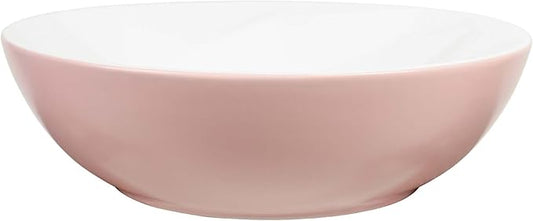 Fine Fixtures Bathroom Sink - 16 Inch Round Ceramic Vessel Sink, Modern Textured Interior Bowl Design, Perfect Sink for Bathroom Vanity, Vintage Rose Wash Basin