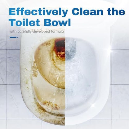 Vacplus Toilet Bowl Cleaner Tablets, 60 Pack, Auto Bleach, Long-Lasting
