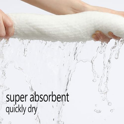 YTYC 39x78 Bath Sheets Set,Towels for Bathroom,White,6-Pieces