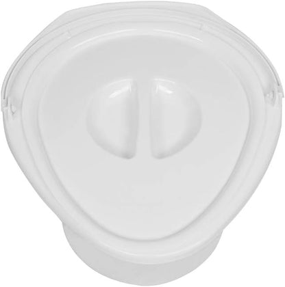 Portable Camping Toilet - Porta Potty, Portable Lightweight RV Toilet 1.5 Gallon Detachable Inner Bucket & Removable Paper Holder for Adults Outdoor, Camping, Marine, RV Travel, Emergency Use