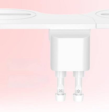 Non-Electric Bidet Attachment for Toilet Seat, Adjustable Fresh Cold Water Pressure, Stainless Steel Inlet