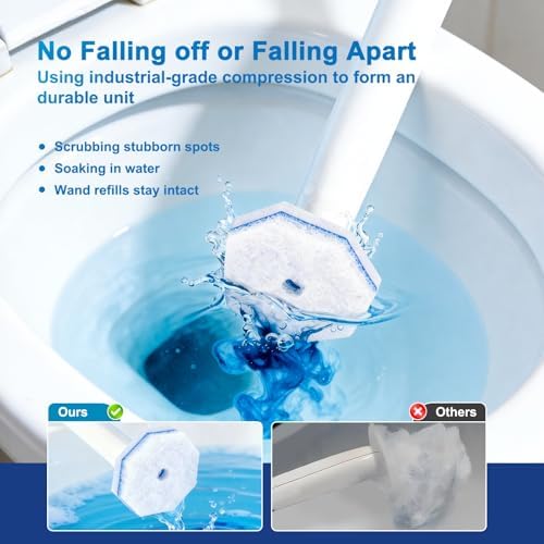 60pcs Toilet Cleaner Refill Pads for Clorox Wand