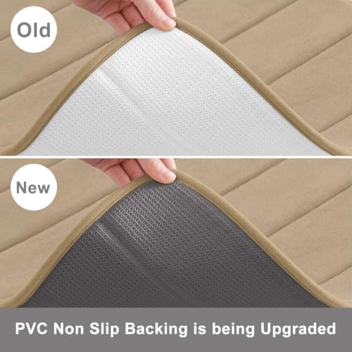 Buganda Memory Foam Bath Mat 30 x 20, Ultra Soft Absorbent Bathroom Rugs