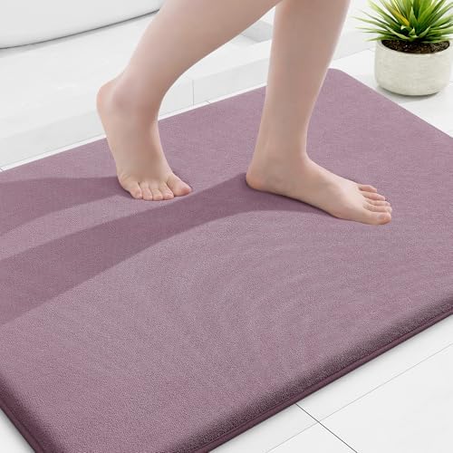 Smiry Memory Foam Bath Mat 36x24, Extra Soft and Absorbent Bathroom Rugs