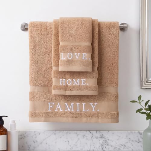 Hahafelt Decorative Bathroom Towel Set, Beige