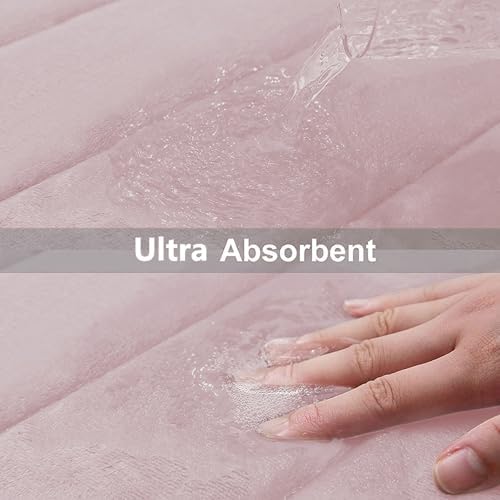 Buganda Memory Foam Bath Mat 55 x 24, Ultra Soft Absorbent Bathroom Rugs