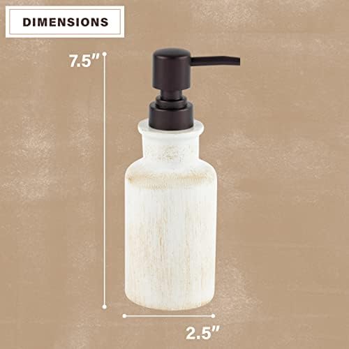 Creative Scents Rustic Luxe Bathroom Soap Dispenser
