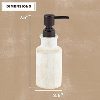 Creative Scents Rustic Luxe Bathroom Soap Dispenser
