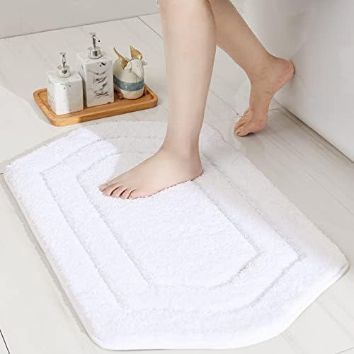 COSY HOMEER Non-Slip Bath Mat Extra Thick Absorbent Plush Washable