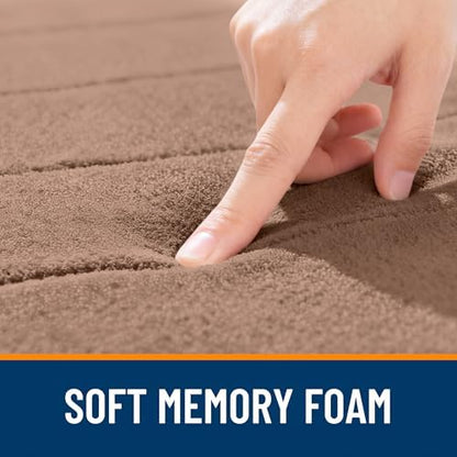 OLANLY Memory Foam Long Bathroom Rugs Runner 47x24, Super Soft Absorbent