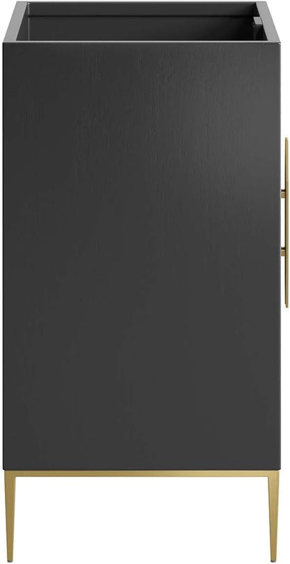 Modway Awaken Bathroom Vanity Cabinet, 24", Black