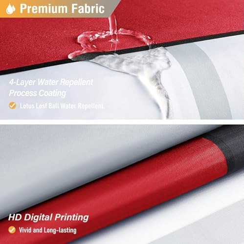 BTTN 54x78 Stall Modern Geometric Waterproof Fabric Shower Curtain Set, Red