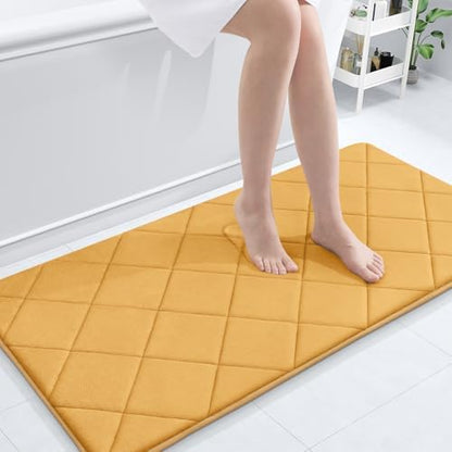 OLANLY Memory Foam Bath Mat 44x24, Ultra Soft and Absorbent Bathroom Rugs