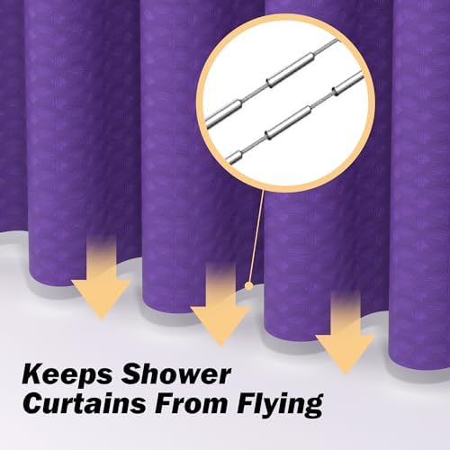 23 PCS Purple Bathroom Accessories Set丨Shower Curtain Bathroom Accessory