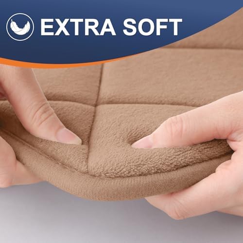 OLANLY Memory Foam Bath Mat 59x20, Ultra Soft and Absorbent Bathroom Rugs