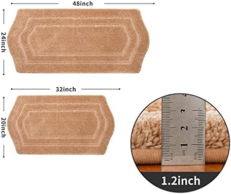 COSY HOMEER Non-Slip Bath Mats Extra Thick Absorbent Plush Washable