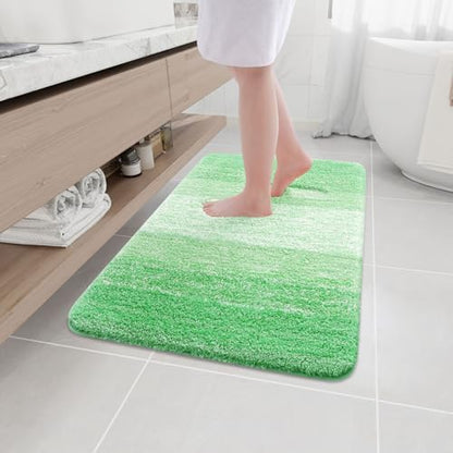 Arotive Microfiber Bathroom Rugs, Shaggy Soft Absorbent Bath Rug, 36x24
