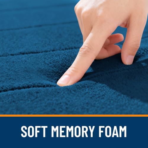 OLANLY Memory Foam Long Bathroom Rugs Runner 47x17, Super Soft Absorbent
