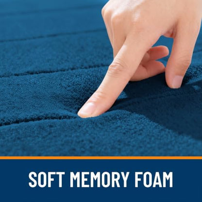 OLANLY Memory Foam Long Bathroom Rugs Runner 47x17, Super Soft Absorbent