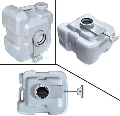 HongK- 5 Gallon 20L Portable Toilet Flush Travel Camping Commode Potty Outdoor/Indoor