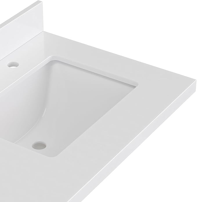 ARIEL Cambridge 67 Inch Double Rectangle Sink Bathroom Vanity with Pure White Quartz Countertop 1.5 Inch in Vintage Green