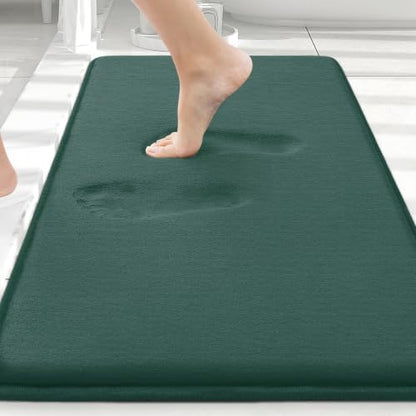 Smiry Memory Foam Bath Mat 30x20, Extra Soft and Absorbent Bathroom Rugs
