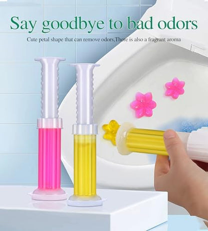 Toilet Gel, 108 Count 9Kinds Of Scent Toilet Cleaner Bowl Gel Stamp Kit Air Freshener