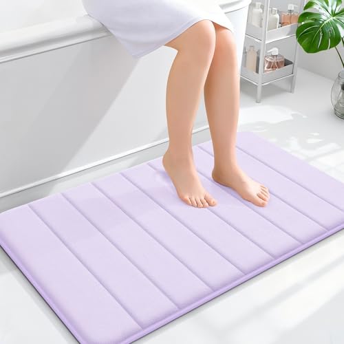 OLANLY Memory Foam Bath Mat 36x24, Super Soft and Absorbent Bathroom Rugs