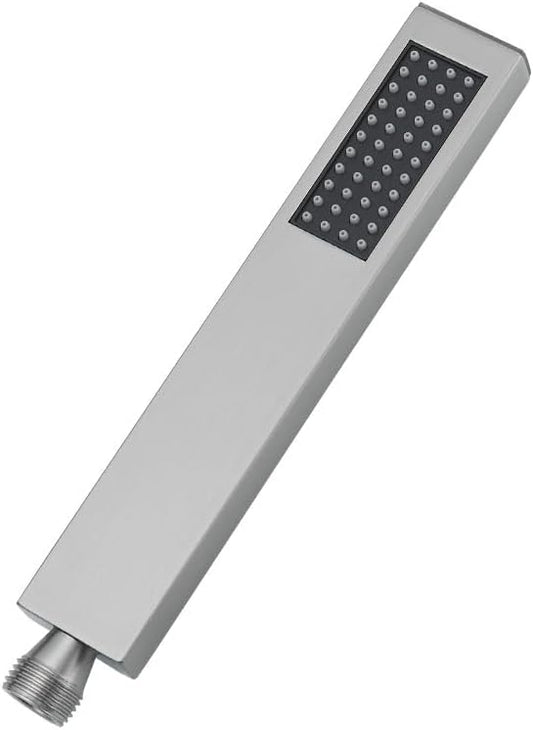 Hand Shower Wand Handheld Shower Spray High Pressure Single Function Luxury Hand Showerhead Brushed Nickel