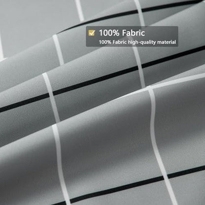 LLSCL Fabric Shower Curtain Liner with Magnets, Waterproof Hotel Quality, 72 x 72 Machine Washable