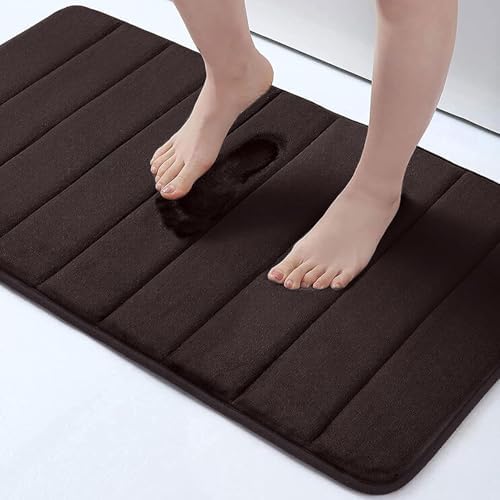 Buganda Memory Foam Bath Mat 34 x 20, Ultra Soft Absorbent Bathroom Rugs