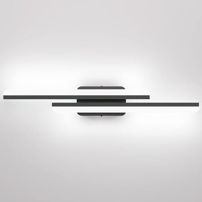 Ralbay 32" Black Bathroom Vanity Lights 36W Frosted Aluminum Modern LED Matte Black Vanity Light for Bathroom Lighting Fixtures White Light 6000K Black 32 inch