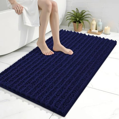 Arotive Bathroom Rugs Mat 36x24, Soft Absorbent Chenille Shaggy Bath Mat