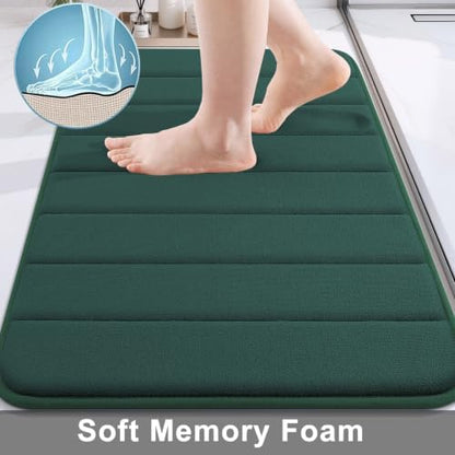 Buganda Memory Foam Bath Mat 30 x 20, Ultra Soft Absorbent Bathroom Rugs