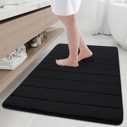 Buganda Memory Foam Bath Mat 44 x 32, Ultra Soft Absorbent Bathroom Rugs