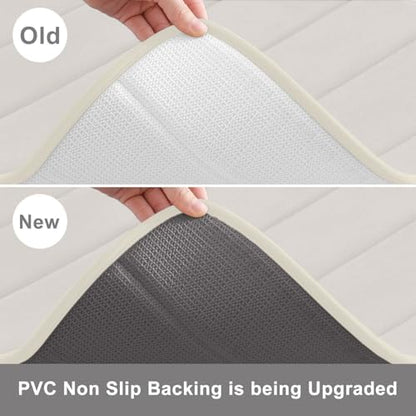 Buganda Memory Foam Bath Mat 35.4 x 24, Ultra Soft Absorbent Bathroom Rugs