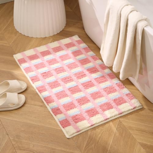 GIB Bathroom Rugs 32"x20", Extra Soft Absorbent Bath Mat for Bathroom Floor