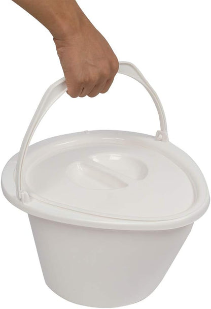 Portable Toilet, Outdoor Lightweight Porta Potty with Detachable Inner Bucket Removable Toilet Paper Holder for Camping Boat RV Hiking Living Room