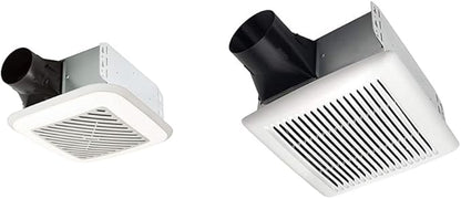 Broan-NuTone 791LEDM Ventilation Fan with LED Light and Roomside Installation & AE110 Invent Flex ENERGY STAR Qualified Single-Speed Ventilation Fan