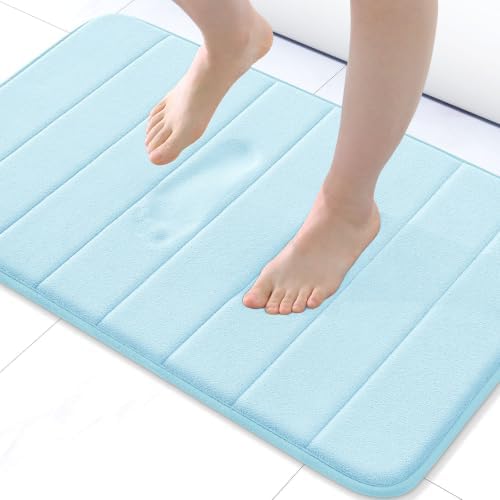 Buganda Memory Foam Bath Mat 24 x 16, Ultra Soft Absorbent Bathroom Rugs
