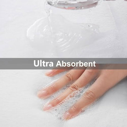 Buganda Memory Foam Bath Mat 40 x 24, Ultra Soft Absorbent Bathroom Rugs