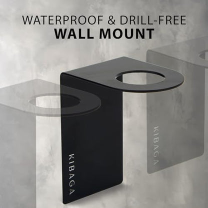 Stylish Shampoo & Conditioner Dispenser Set of 3 - Wall Mount, Drill Free