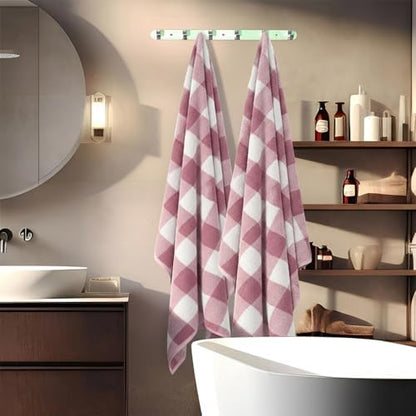 2-Pack Microfiber Bath Towels (27x54 Inches) - Ultra Soft & Quick Dry, 3X Absorbency, Lightweight for Gym, Yoga, Travel & Spa - Perfect for Home, Fitness & Post-Workou
