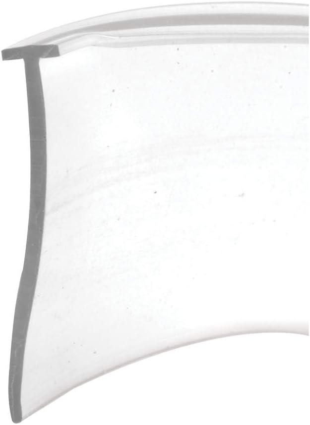 Prime-Line M 6211B Shower Door Bottom Sweep, Clear, 5/32 In. Tee Insert Shape, 1 In. Tall, 100 ft. (1 Roll)