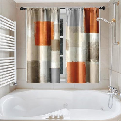 Shower Curtain Set, for Bathroom Decor 72" x 72", Modern Painting