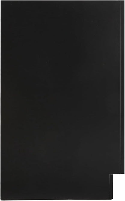ARIEL Loren 60-inch Bathroom Vanity Base Cabinet,Solid Wood, 4 Soft Closing Doors, 3 Dovetail Drawers, Black
