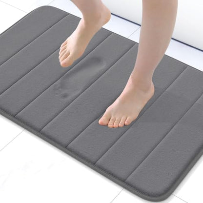 Buganda Memory Foam Bath Mat 31.5 x 20, Ultra Soft Absorbent Bathroom Rugs