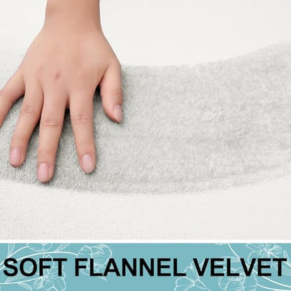 Smiry Memory Foam Bath Mat 47x17, Extra Soft and Absorbent Bathroom Rugs