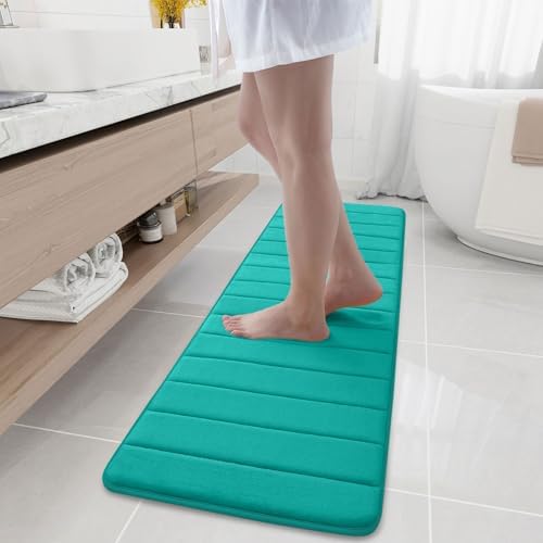 Buganda Memory Foam Bath Mat 59 x 17, Ultra Soft Absorbent Bathroom Rugs