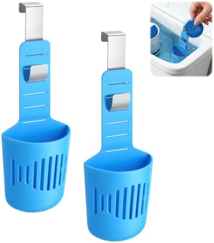 Weenkler 2Pcs Adjustable Toilet Tank Tablet Holder